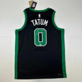 Autographed/Signed Jayson Tatum Boston Celtics Black Authentic Swingman Basketball Jersey Fanatics COA