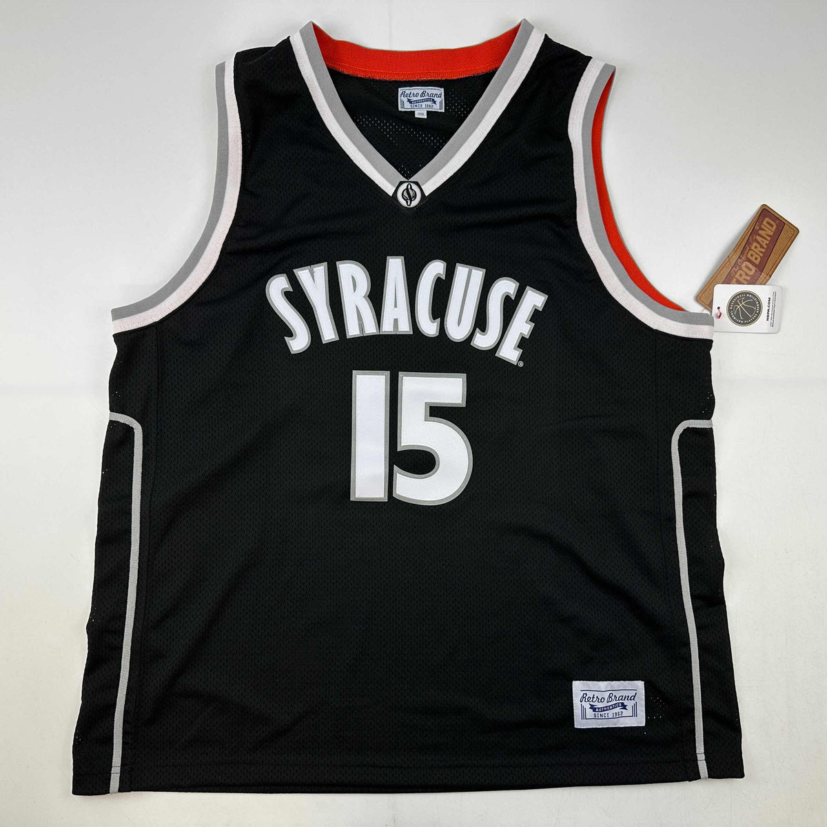 Autographed/Signed Carmelo Anthony Syracuse Orange Black Basketball Jersey Fanatics COA