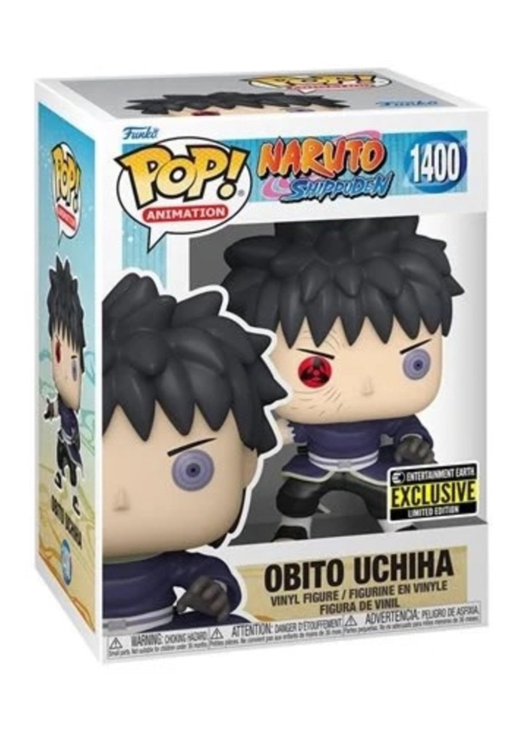 Funko Pop Naruto Shippuden   Obito Uchiha Unmasked Ee Exclusive