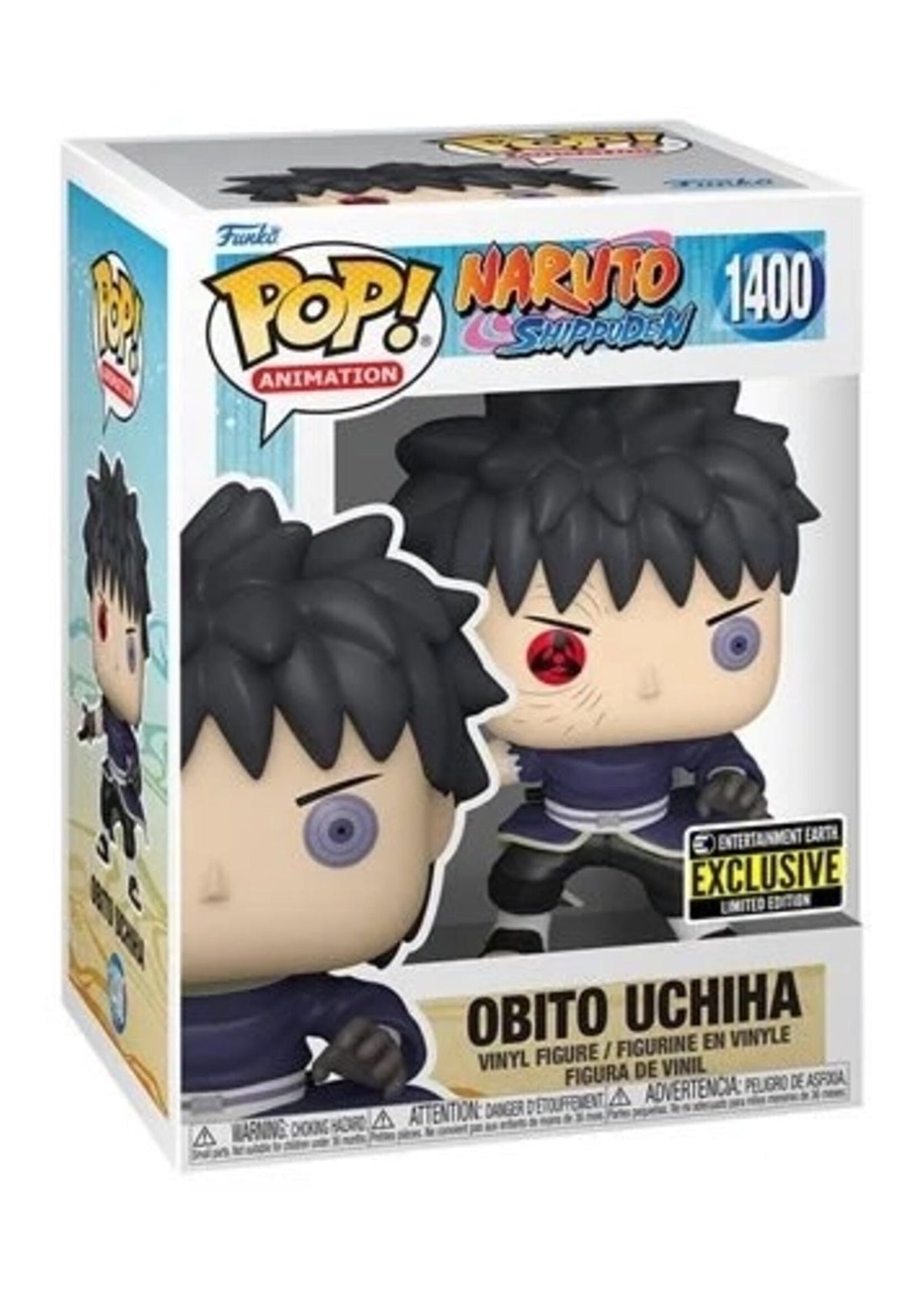 Funko Pop Naruto Shippuden   Obito Uchiha Unmasked Ee Exclusive