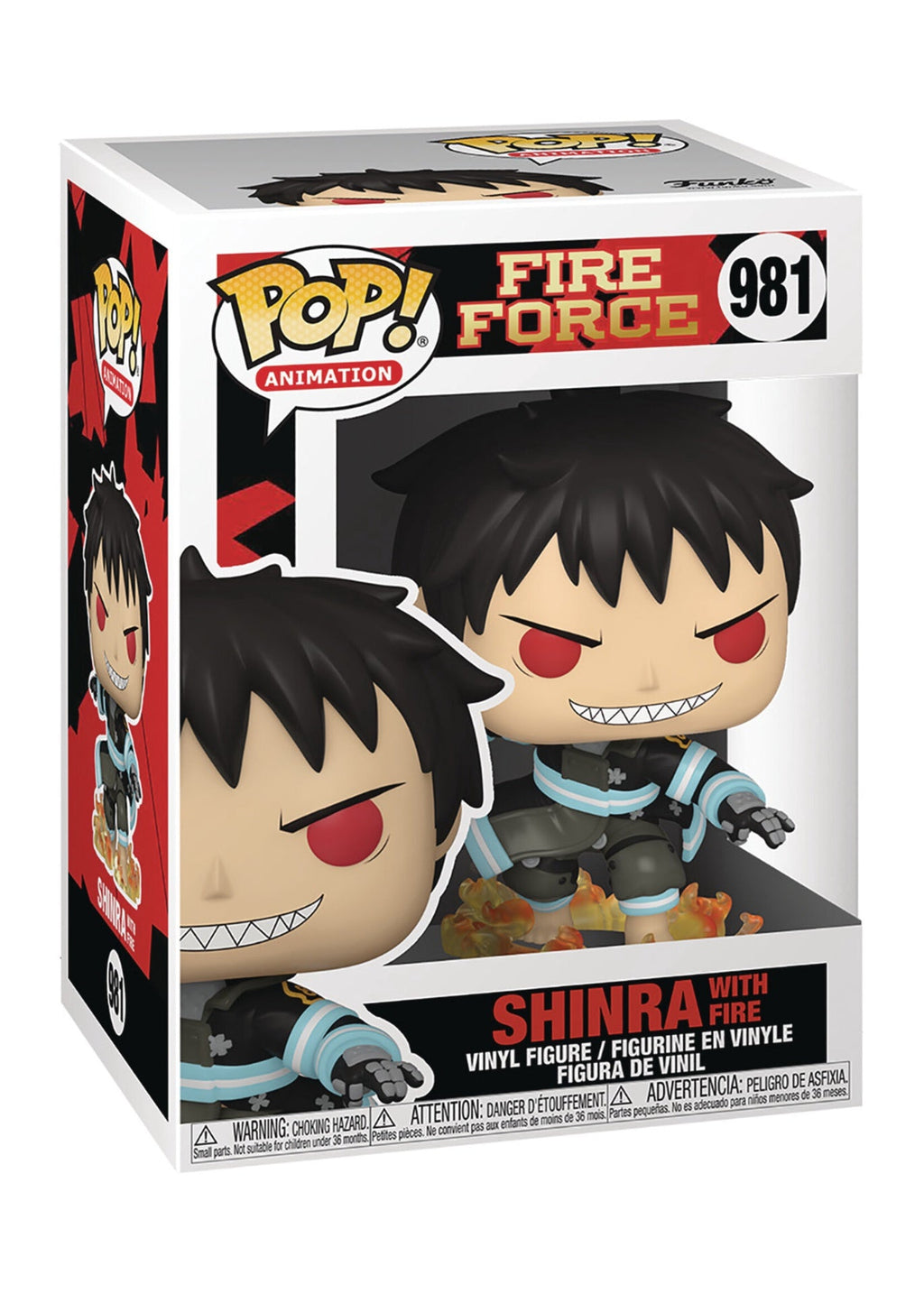 Funko Pop Fire Force   Shinra With Fire