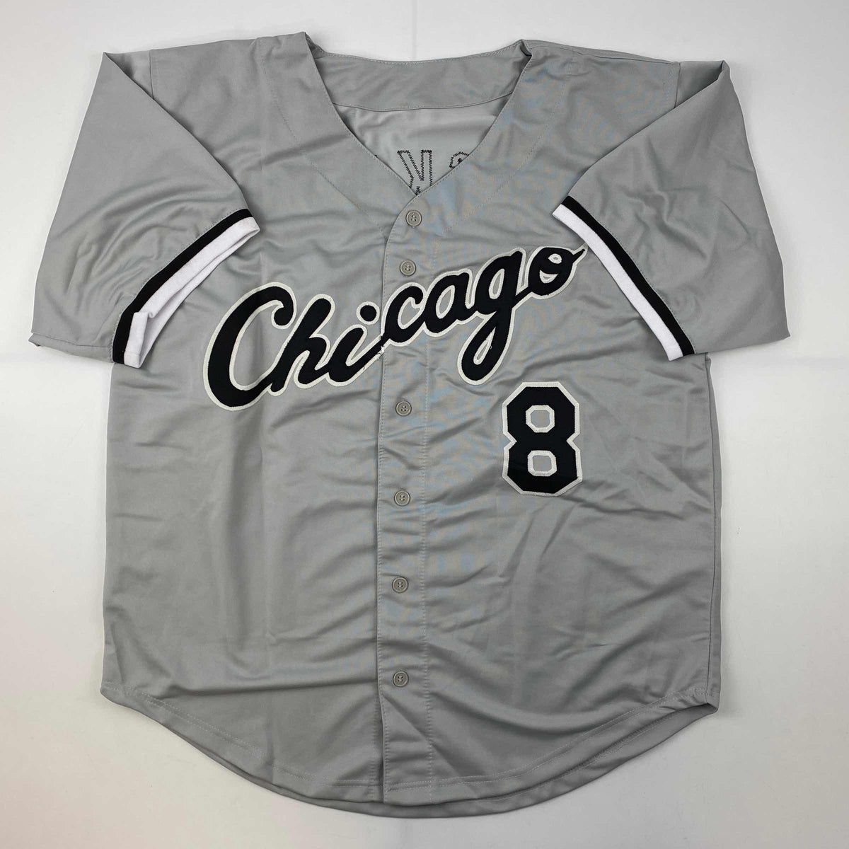 Autographed/Signed Bo Jackson Chicago Grey Baseball Jersey JSA COA