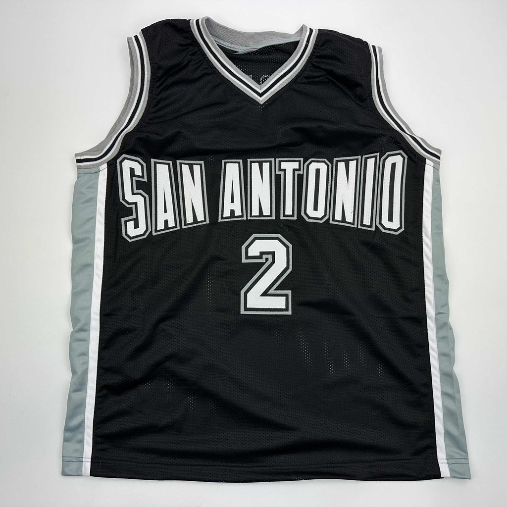 Autographed/Signed Dylan Harper San Antonio Black Basketball Jersey JSA COA