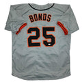 Autographed/Signed Barry Bonds San Francisco Grey Baseball Jersey JSA COA