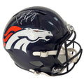 Autographed/Signed Peyton Manning Denver Broncos Full Size F/S Football Helmet Steiner COA