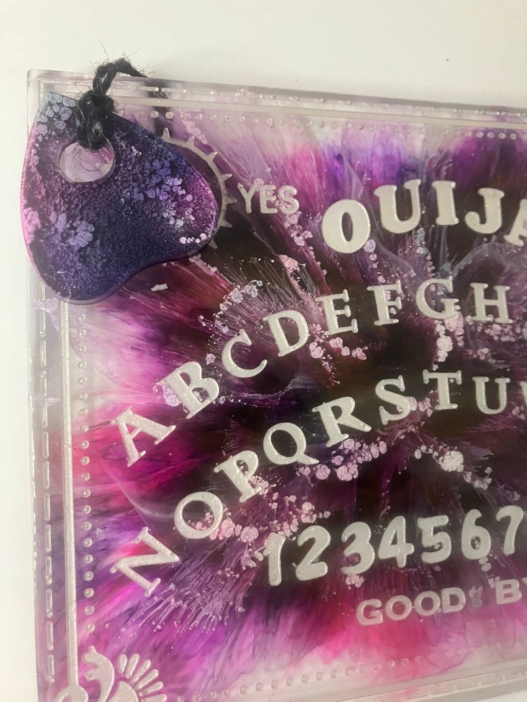 Handmade Resin Ouija Spirit Board with Planchette