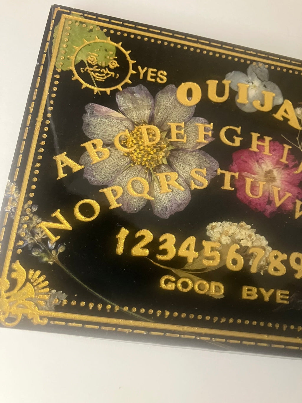 Handmade Resin Ouija Spirit Board with Planchette