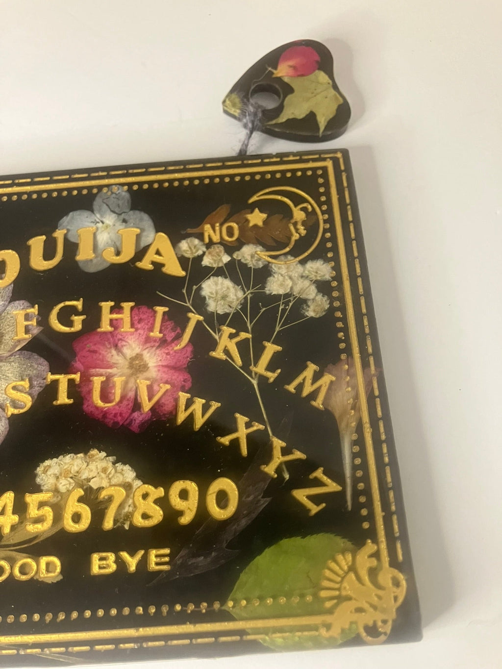 Handmade Resin Ouija Spirit Board with Planchette