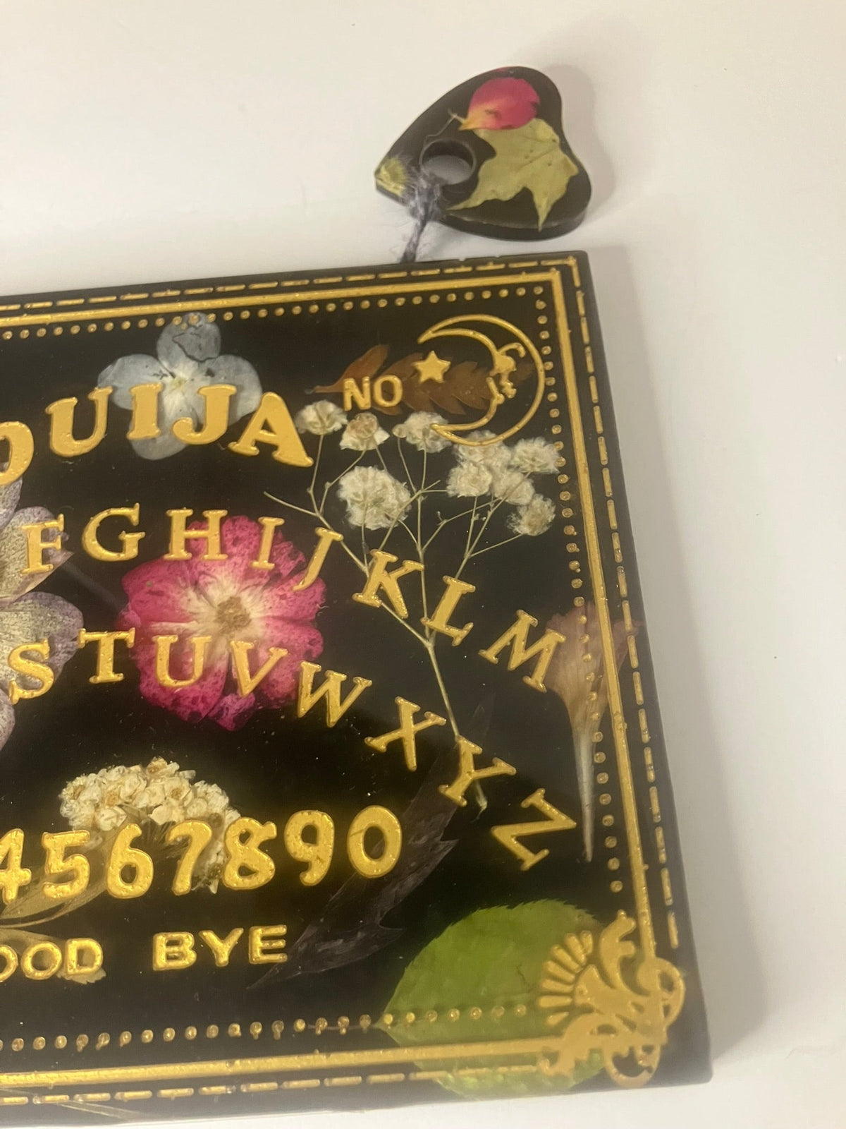 Handmade Resin Ouija Spirit Board with Planchette
