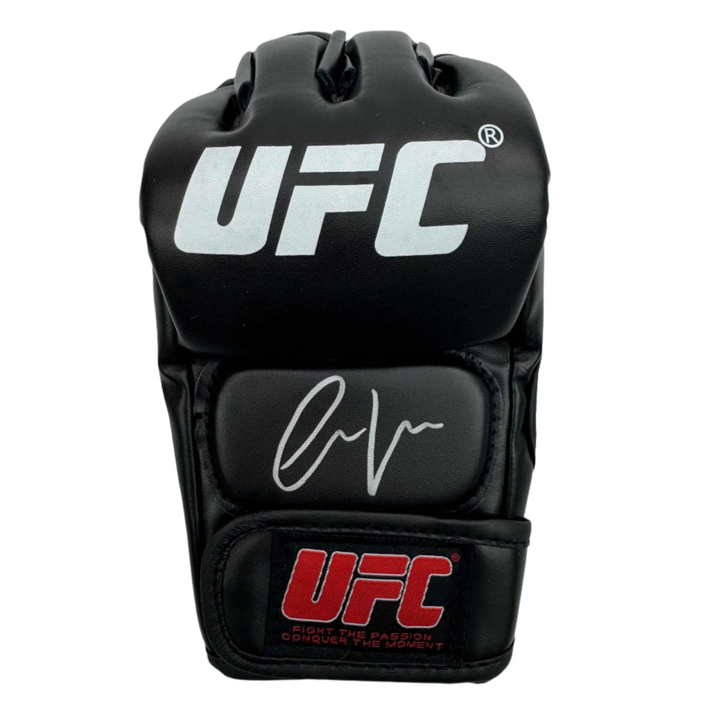 Autographed/Signed Conor McGregor UFC MMA Black Fighting Glove Beckett BAS COA Auto