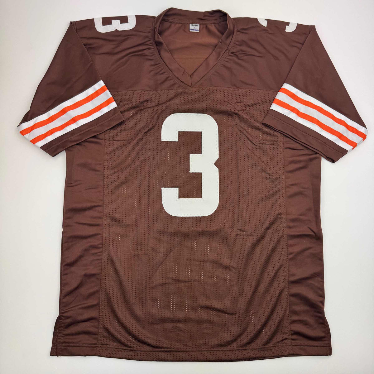 Autographed/Signed Jerry Jeudy Cleveland Brown Football Jersey Beckett BAS COA