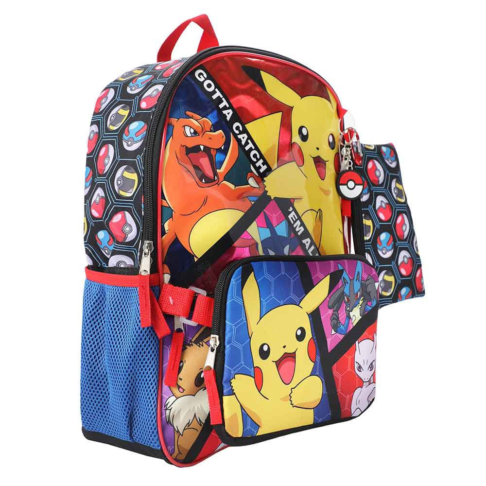 Pokemon Gotta Catch Em All 5Pc Backpack Set