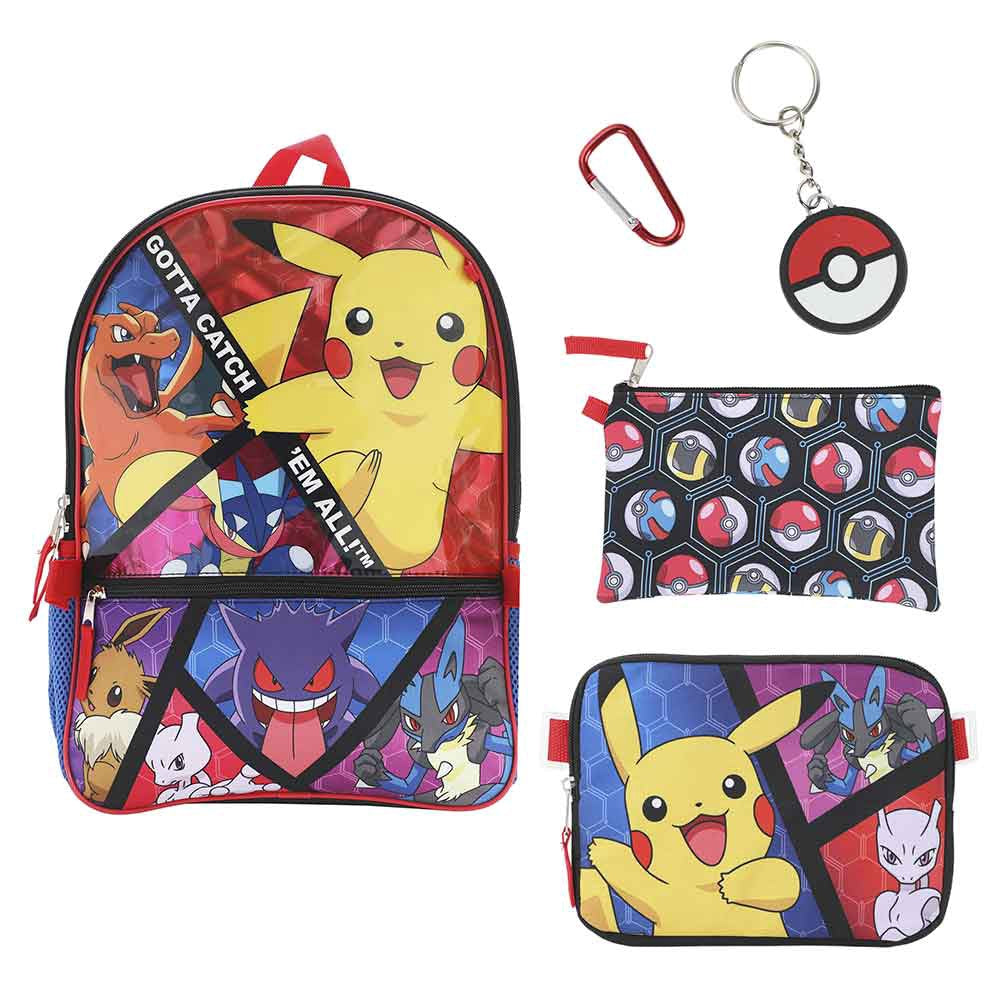 Pokemon Gotta Catch Em All 5Pc Backpack Set