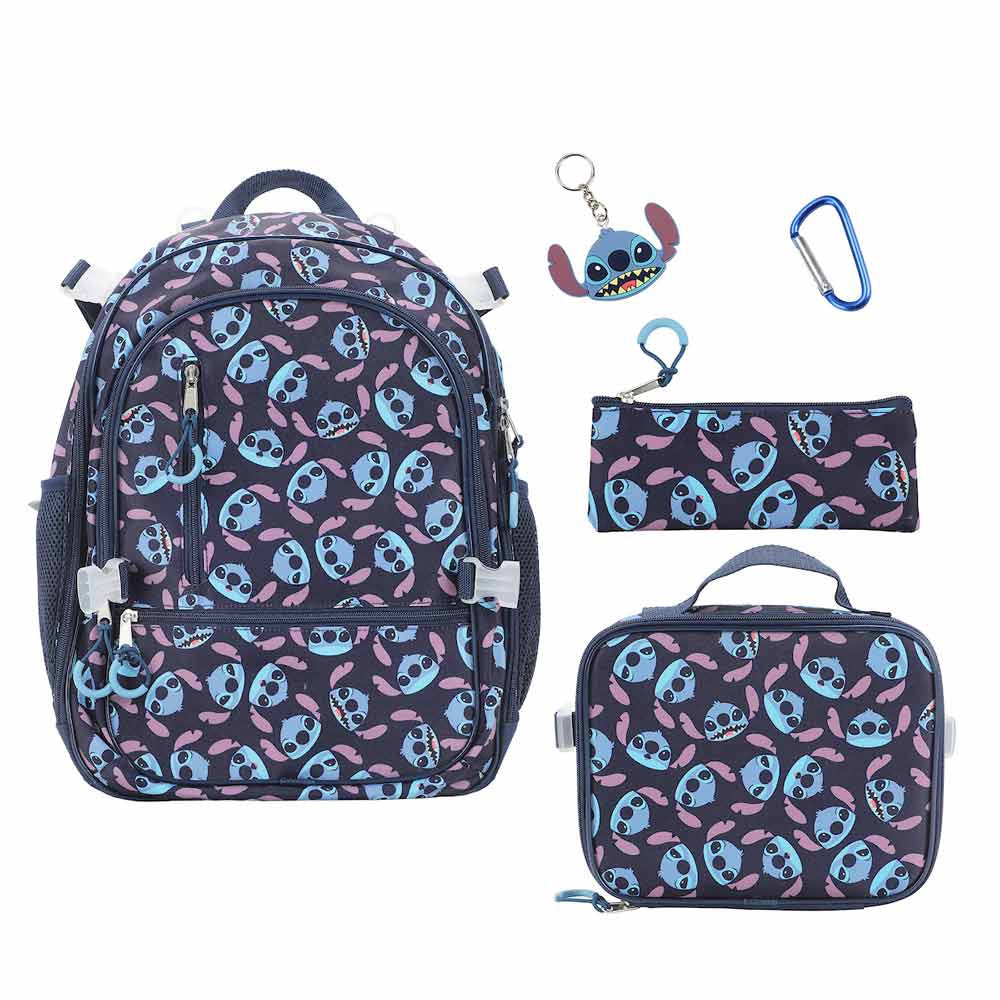 Disney Lilo  Stitch Aop 5 Pc Youth Backpack Set