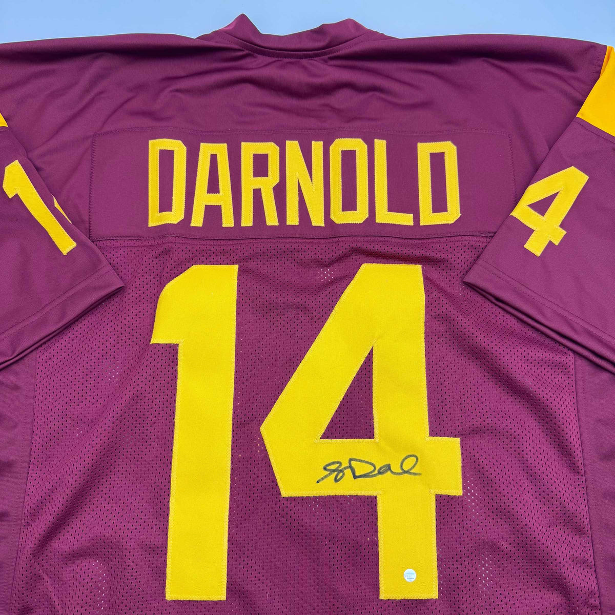 Autographed/Signed Sam Darnold USC Southen Cal Maroon College Football Jersey Steiner Holo