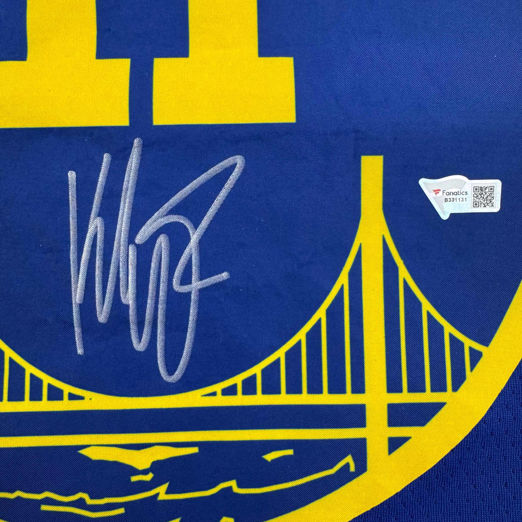 Autographed/Signed Klay Thompson Golden State Warriors Blue Basketball Jersey Fanatics COA