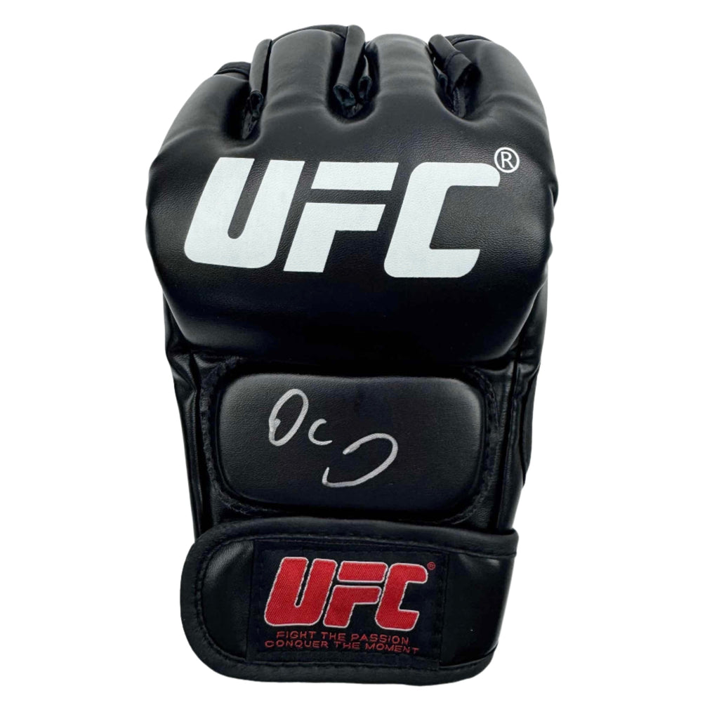 Autographed/Signed Dana White UFC MMA Black Fighting Glove Beckett BAS COA Auta