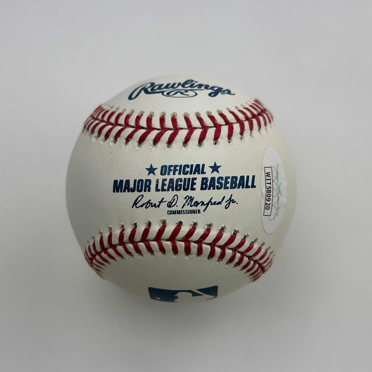 Autographed/Signed Keith Foulke Rawlings Official Major League Baseball ROML JSA COA Auto