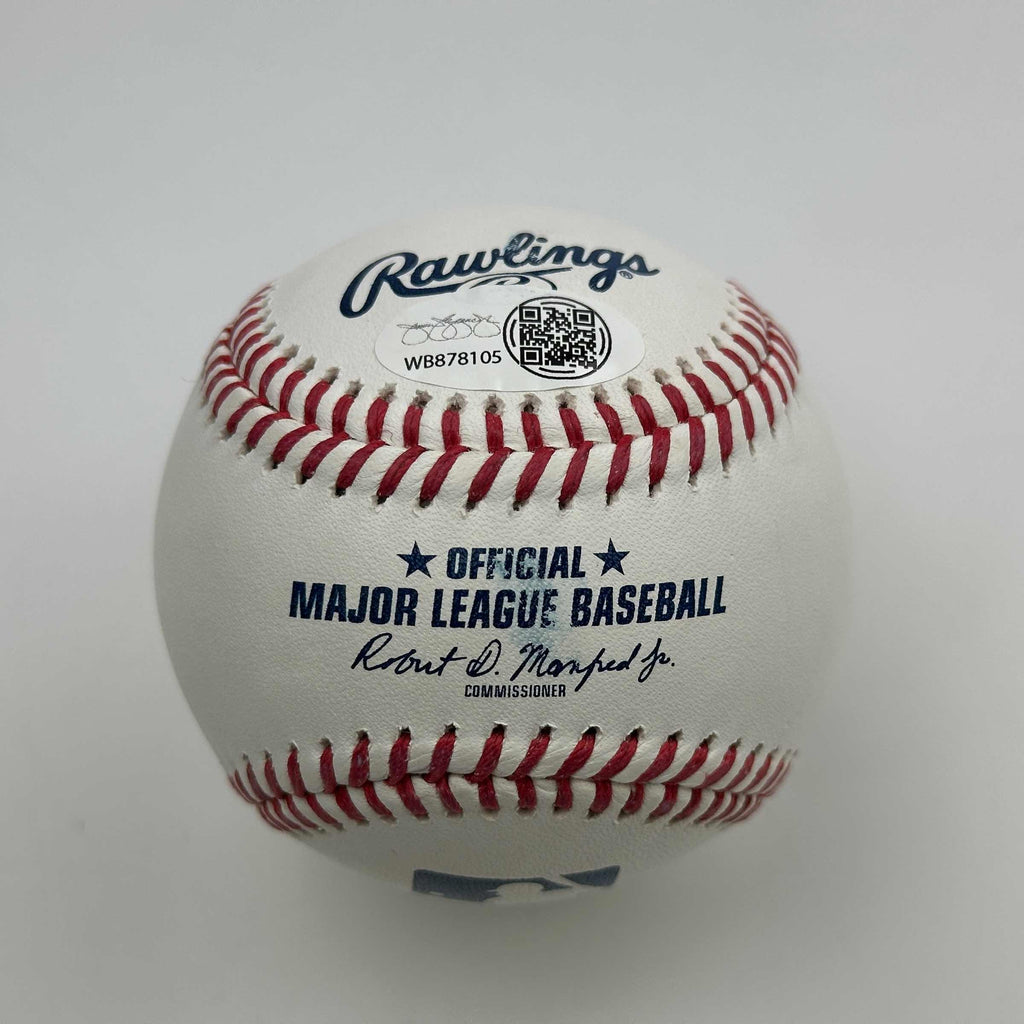 Autographed/Signed Jim Palmer Rawlings Official Major League Baseball ROML JSA COA