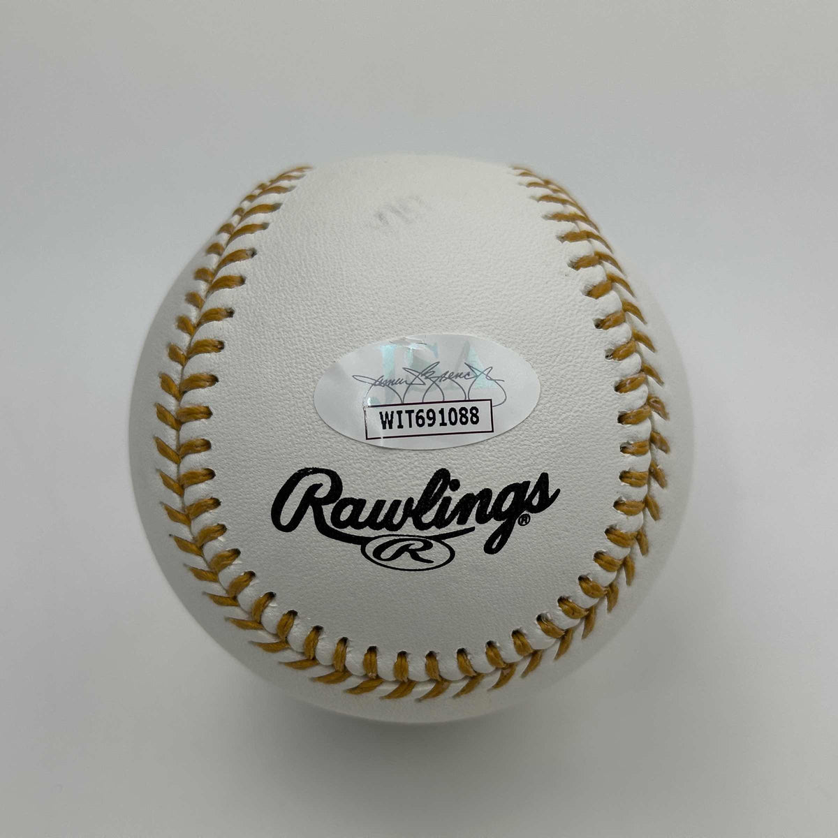 Autographed/Signed Rafael Palmeiro Gold Glove Rawlings Official Major League Baseball ROML JSA COA