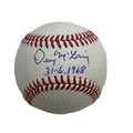 Autographed/Signed Denny McLain 31-6, 1968 Rawlings Official Major League Baseball ROML JSA COA