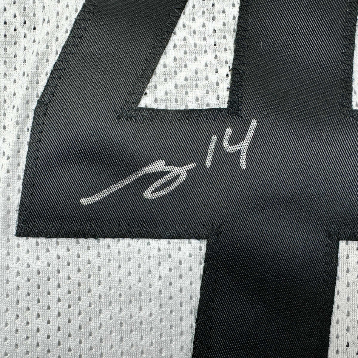 Autographed/Signed George Pickens Pittsburgh White Football Jersey JSA COA