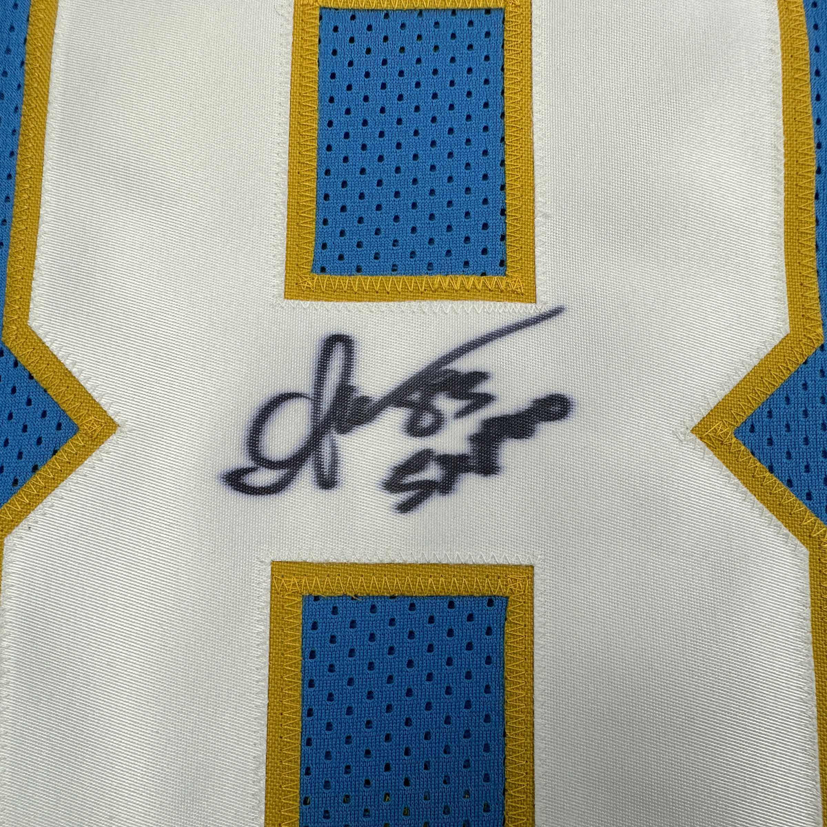 Autographed/Signed Anthony Miller San Diego Los Angeles LA Powder Blue Football Jersey JSA COA