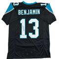 Autographed/Signed Kelvin Benjamin Carolina Black Football Jersey JSA COA