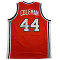 Autographed/Signed Derrick Coleman Syracuse Orange College Basketball Jersey Beckett BAS COA