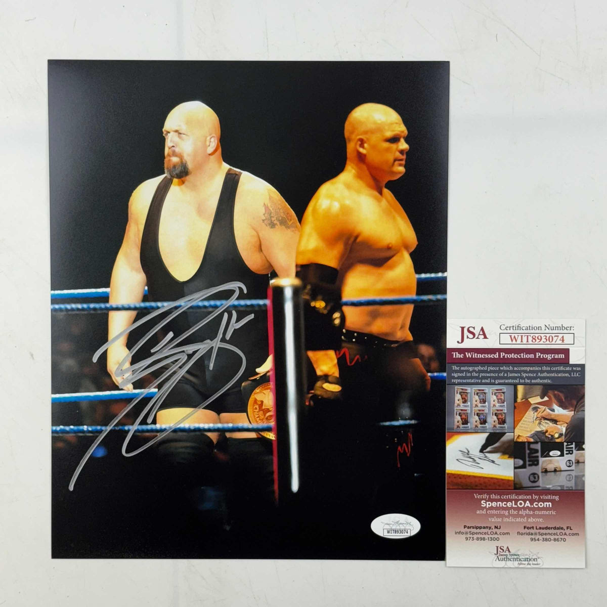 Autographed/Signed The Big Show Paul Wight WWE Wrestling 8x10 Photo JSA COA Auto