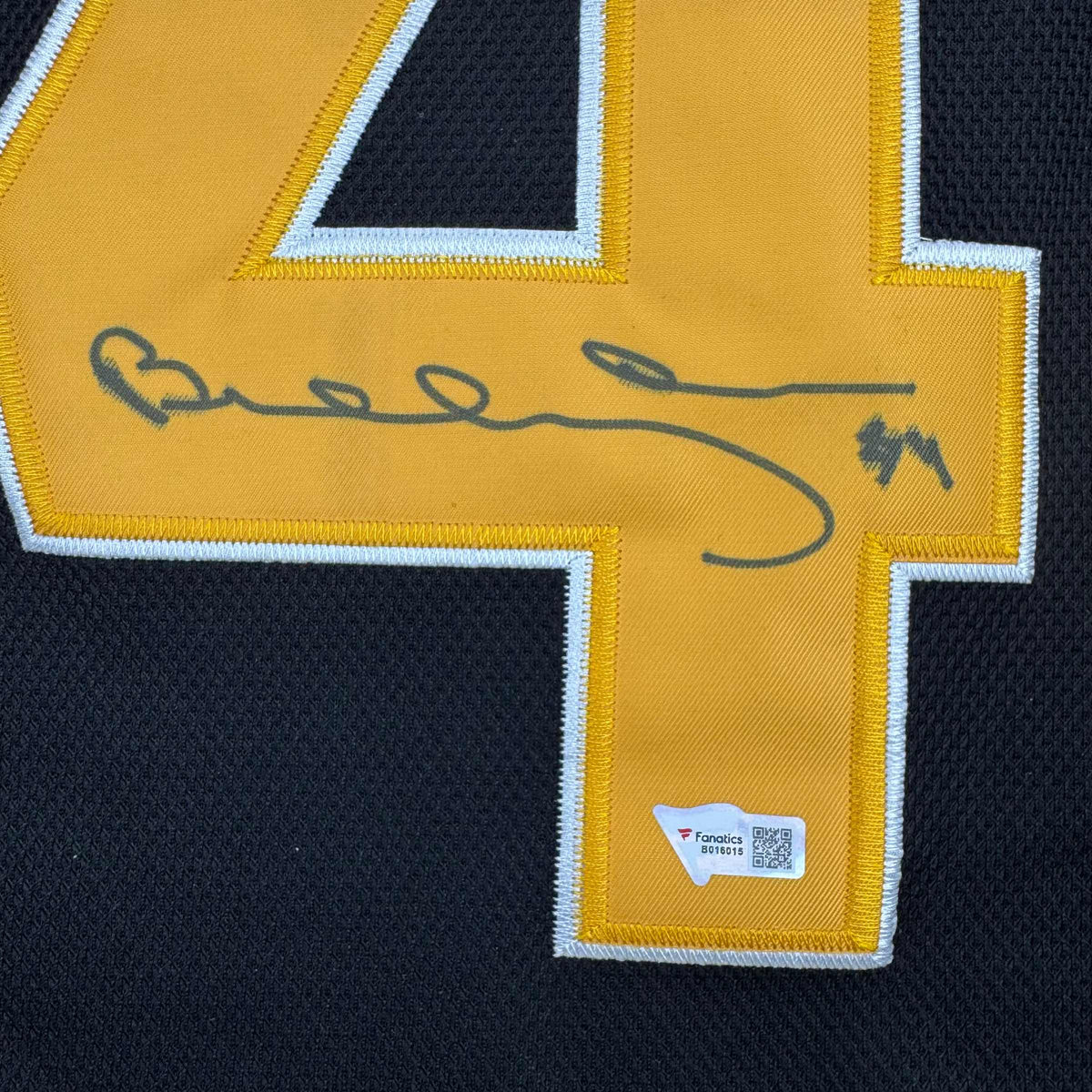 Autographed/Signed Bobby Orr Boston Bruins Black Hockey Jersey Fanatics COA