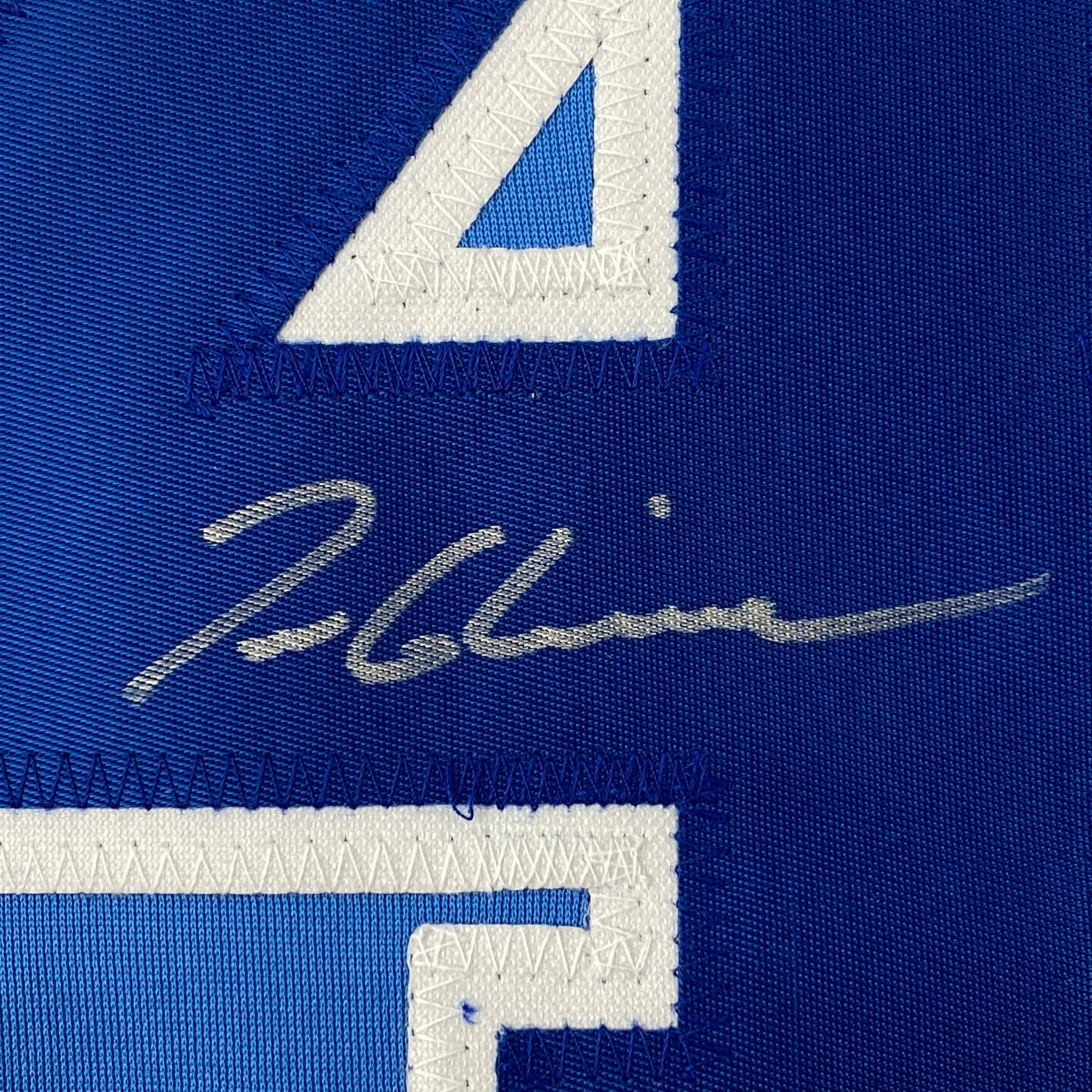 Autographed/Signed Tom Glavine Atlanta Light Blue Baseball Jersey JSA COA