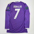 Autographed/Signed Cristiano Ronaldo Real Madrid Purple Soccer Jersey Beckett BAS COA