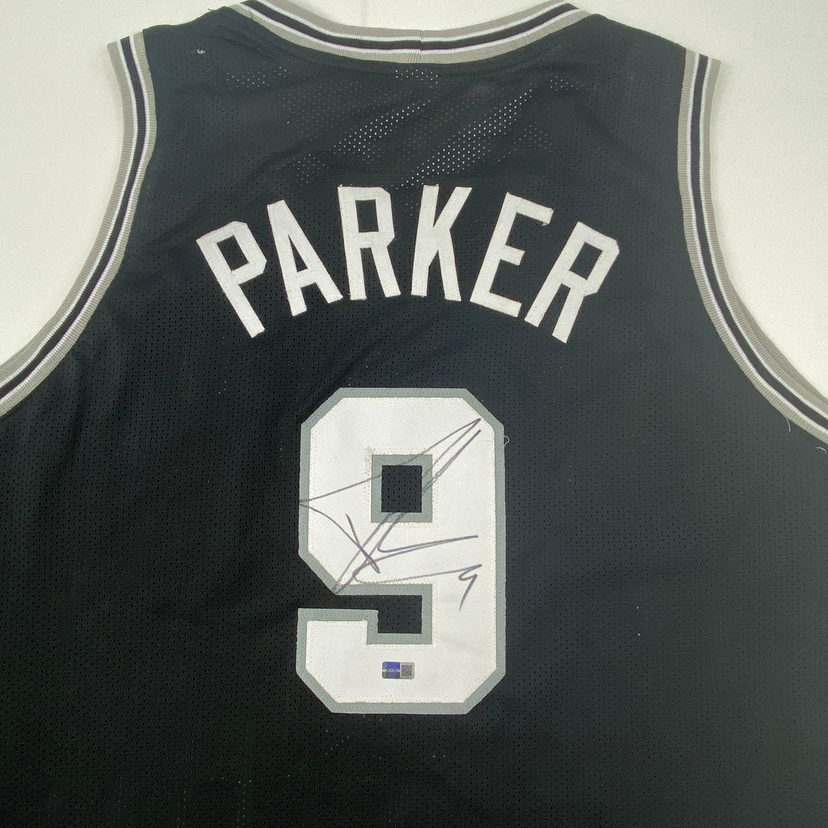 Autographed/Signed Tony Parker San Antonio Black Basketball Jersey Steiner COA