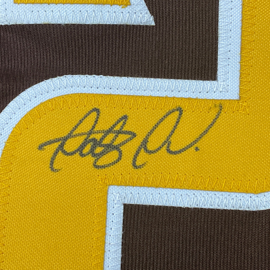 Autographed/Signed Fernando Tatis Jr. Slam Diego San Brown Baseball Jersey JSA COA
