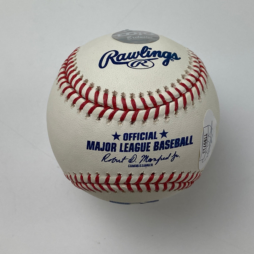 Autographed/Signed Gerrit Cole Rawlings Official Major League Baseball ROML JSA COA Auto