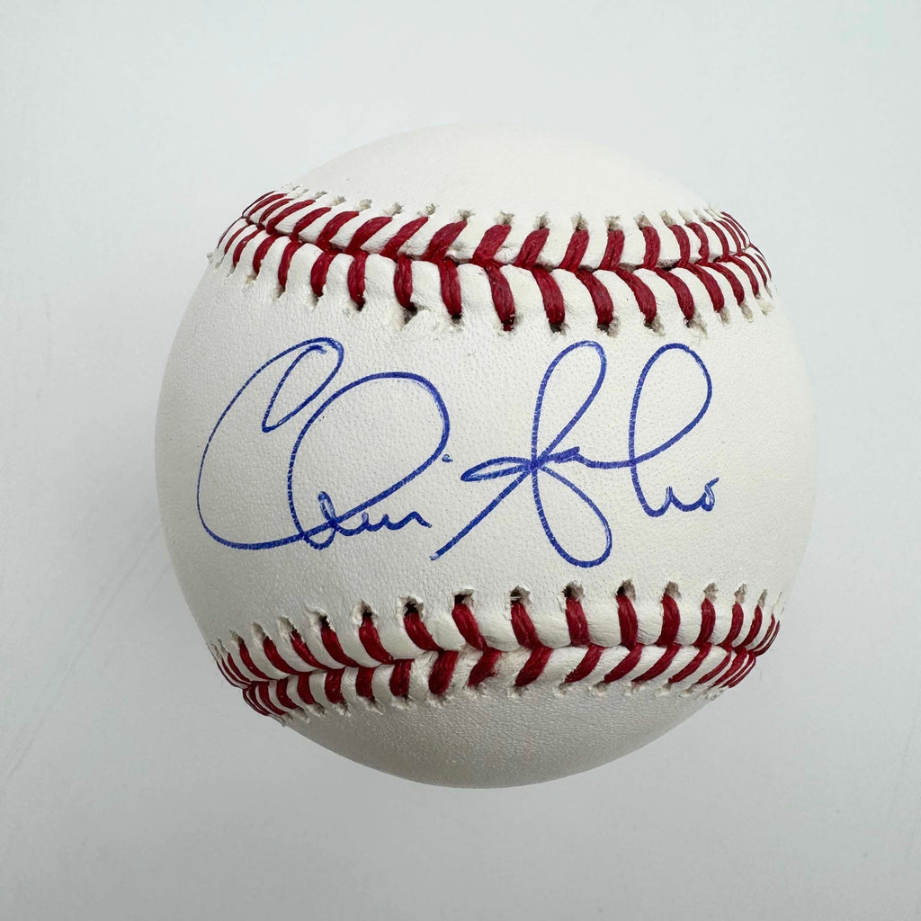 Autographed/Signed Chris Sabo Rawlings Official Major League Baseball ROML JSA COA