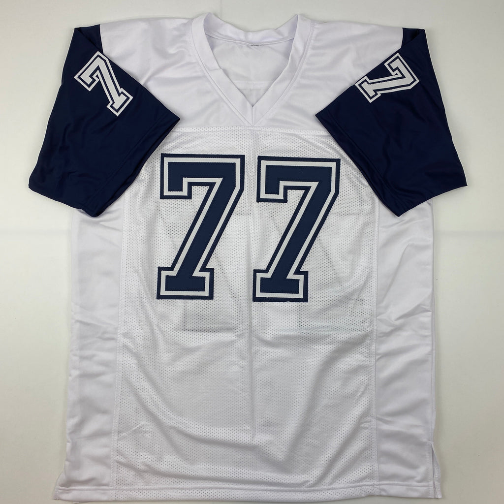 Autographed/Signed Tyron Smith Dallas Color Rush White Football Jersey JSA COA