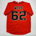 Autographed/Signed Logan Webb San Francisco Orange Baseball Jersey PSA/DNA COA
