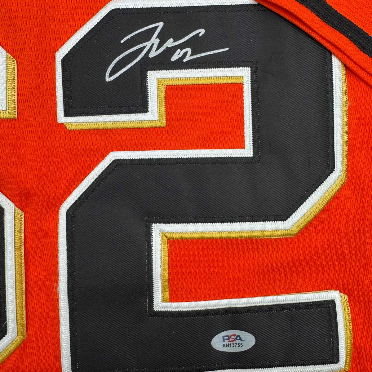 Autographed/Signed Logan Webb San Francisco Orange Baseball Jersey PSA/DNA COA