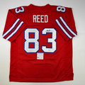 Autographed/Signed Andre Reed Buffalo Red Football Jersey PSA/DNA COA