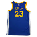 Autographed/Signed Draymond Green Golden State Blue Basketball Jersey Beckett BAS COA