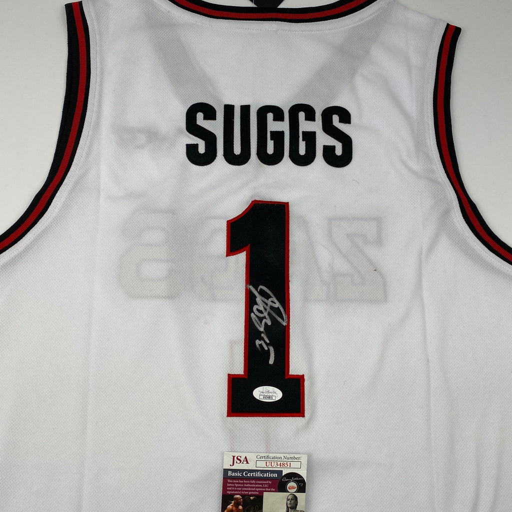 Autographed/Signed Jalen Suggs Gonzaga White College Basketball Jersey JSA COA