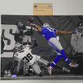 Autographed/Signed Odell Beckham Jr. 2014 ROY The Catch Spotlight New York Giants 11x14 Photo Steiner Sports COA