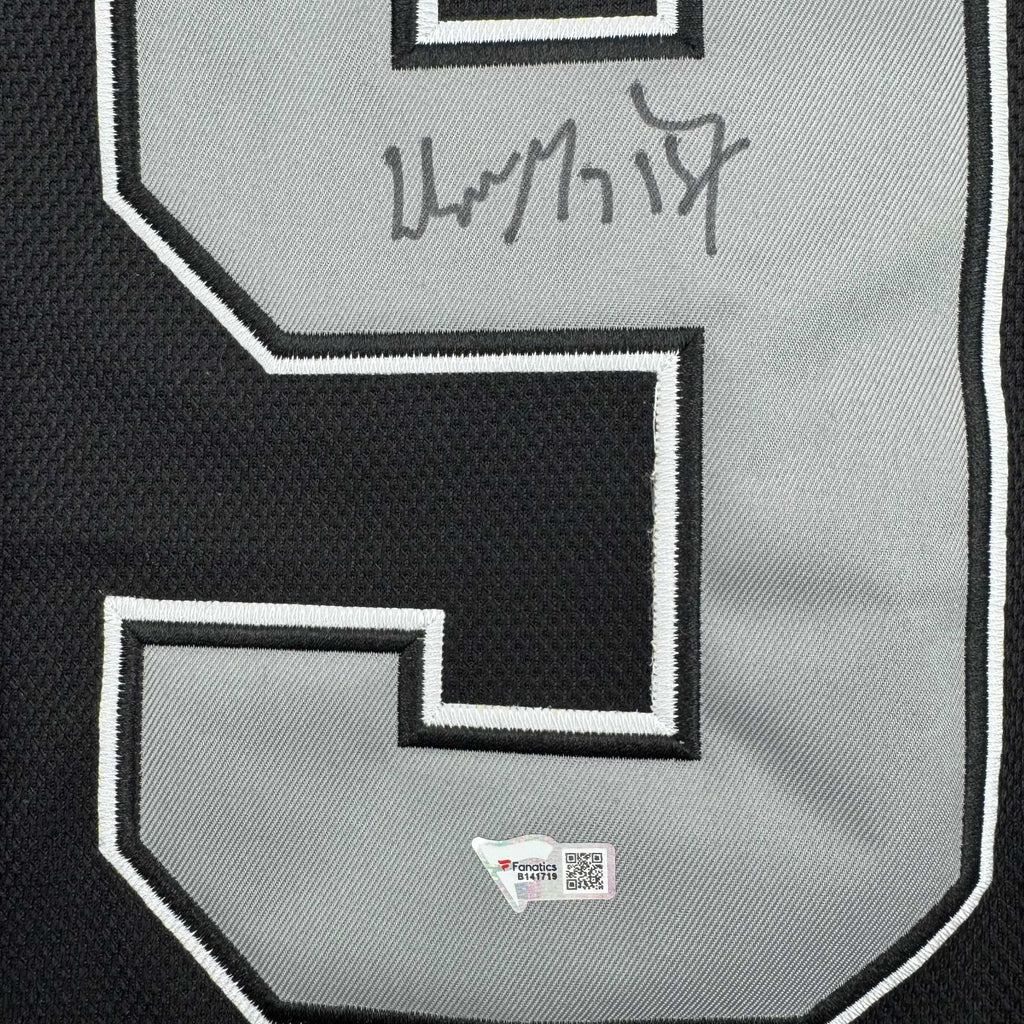 Autographed/Signed Wayne Gretzky Los Angeles Kings Black Hockey Jersey Fanatics COA