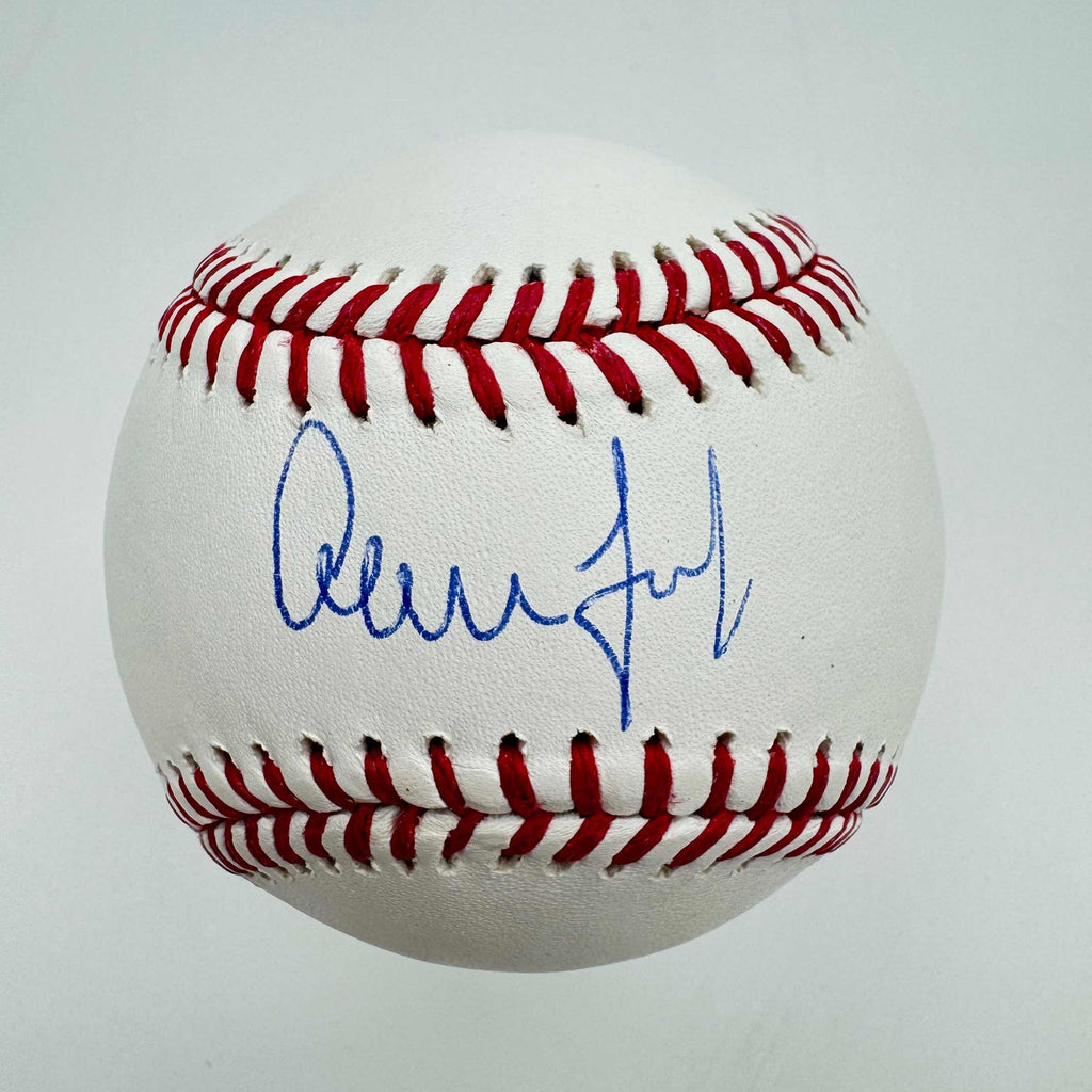 Autographed/Signed Aaron Judge Rawlings Official Major League Baseball ROML Fanatics COA