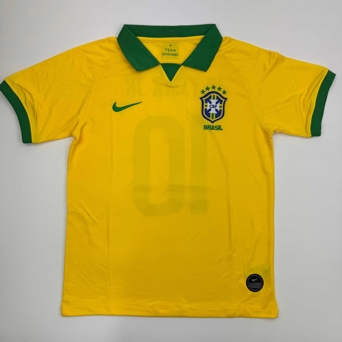 Autographed/Signed Neymar Jr. Brazil Soccer Futbol Jersey Beckett BAS COA