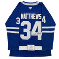 Autographed/Signed Auston Matthews Toronto Maple Leafs Authentic Blue Hockey Jersey Fanatics COA
