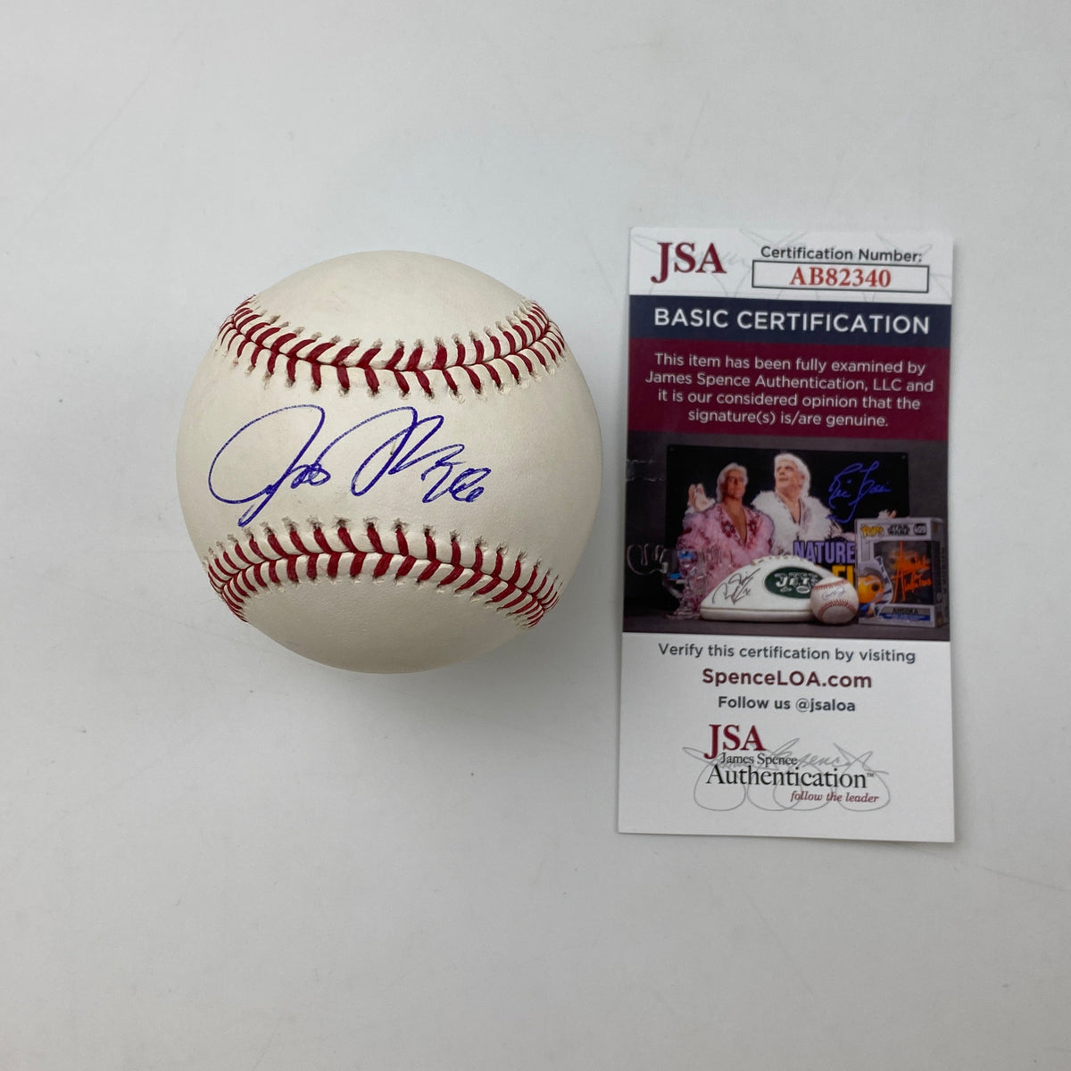 Autographed/Signed Josh Donaldson Rawlings Official Major League Baseball ROML JSA COA
