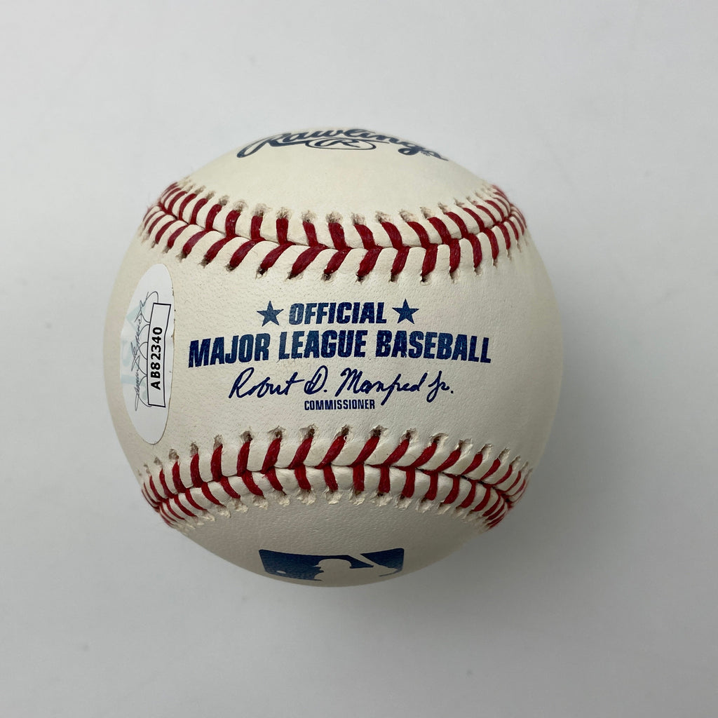 Autographed/Signed Josh Donaldson Rawlings Official Major League Baseball ROML JSA COA